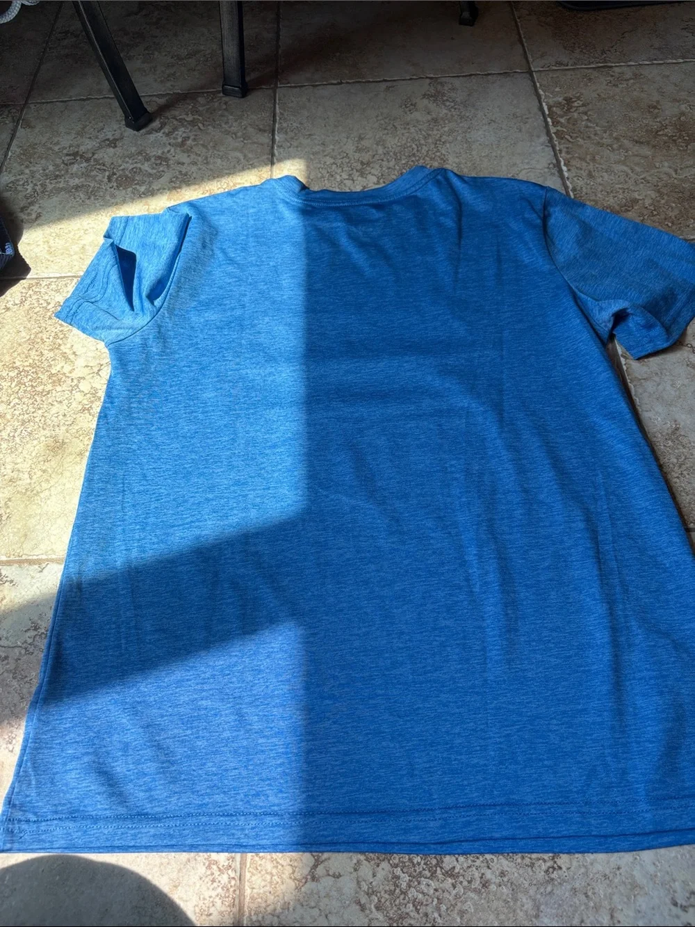 Boys XL adidas Blue Short-Sleeve 'Earn Your Stripes' Graphic Tee